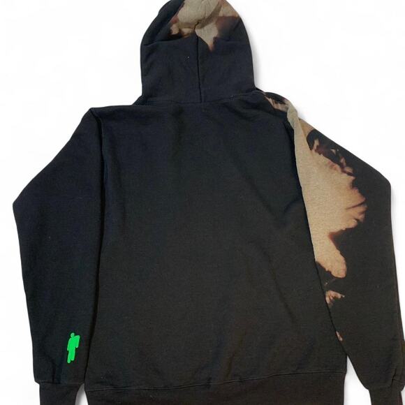 Billie Eilish World Tour Hoodie with Acid Wash Design size small - Picture 4 of 4